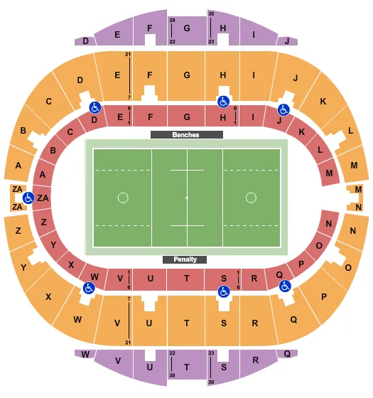 LACROSSE Seating Map Seating Chart