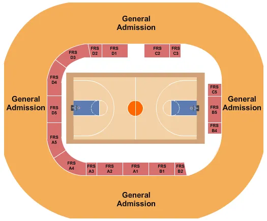 BASKETBALL Seating Map Seating Chart