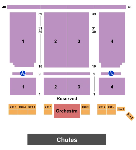 OLD DOMINION Seating Map Seating Chart