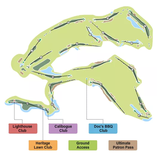 RBC HERITAGE 2 Seating Map Seating Chart