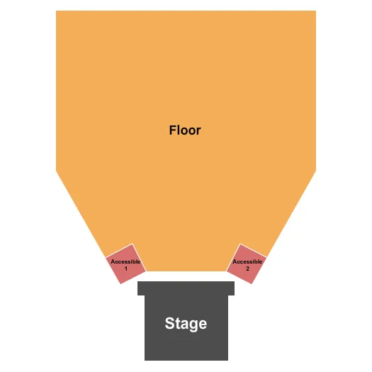 ENDSTAGE GA FLOOR Seating Map Seating Chart
