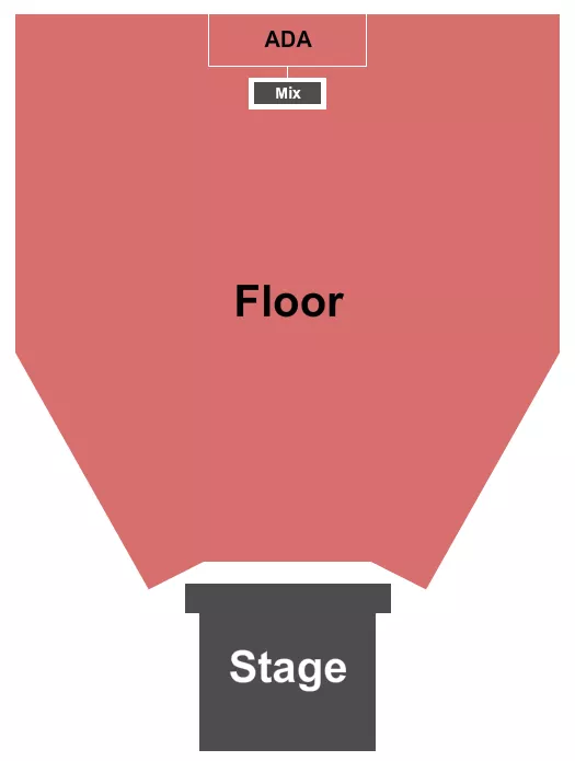 ENDSTAGE GA FLOOR 3 Seating Map Seating Chart