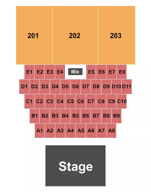 ENDSTAGE TABLES Seating Map Seating Chart