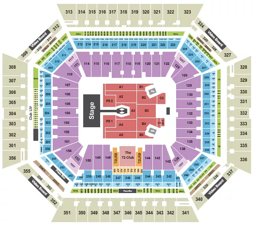 MORGAN WALLEN Seating Map Seating Chart