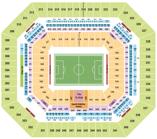 SOCCER Seating Map Seating Chart