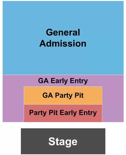 HARRAHS PHOENIX AK CHIN GA PIT 2 Seating Map Seating Chart