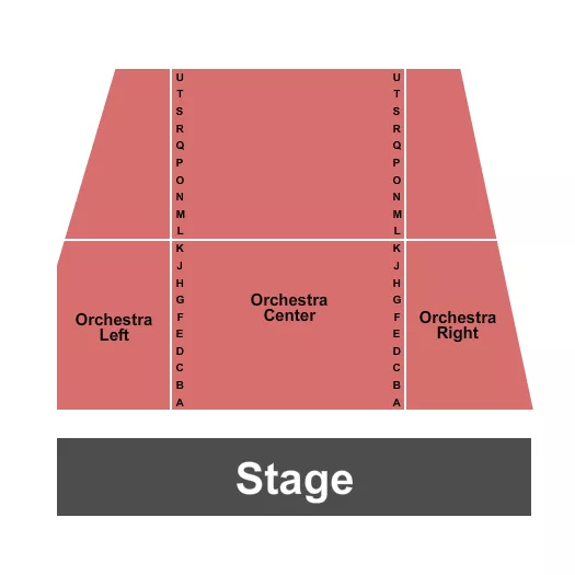 ENDSTAGE Seating Map Seating Chart