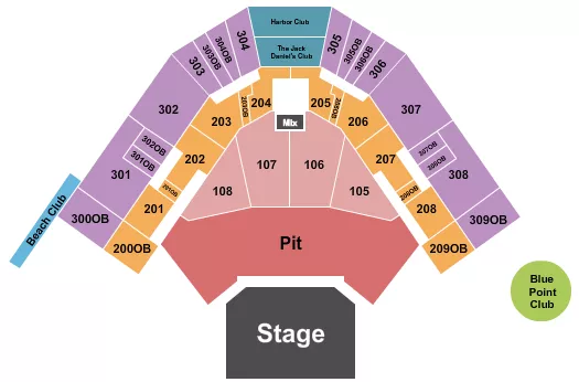 ENDSTAGE GA PIT 4 Seating Map Seating Chart