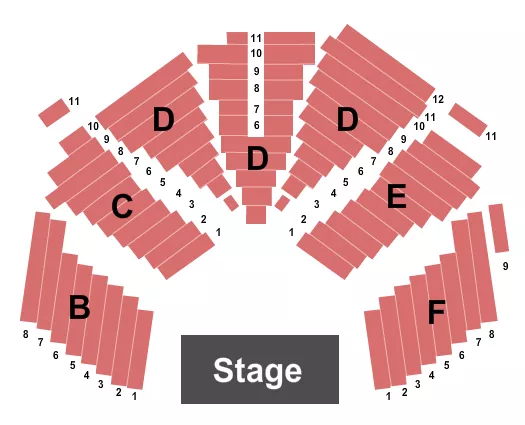 ENDSTAGE Seating Map Seating Chart