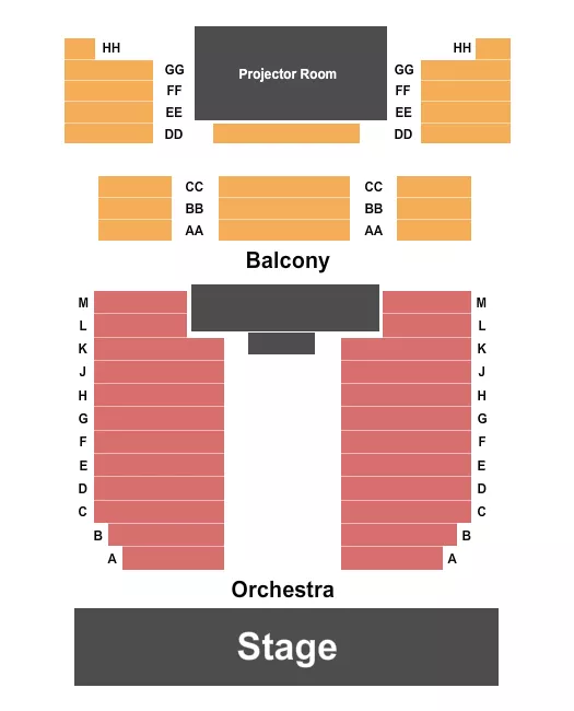 ENDSTAGE 2 Seating Map Seating Chart