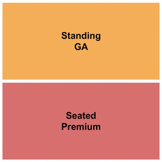 GA PREMIUM Seating Map Seating Chart