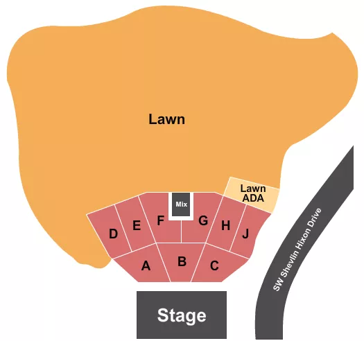 ENDSTAGE Seating Map Seating Chart