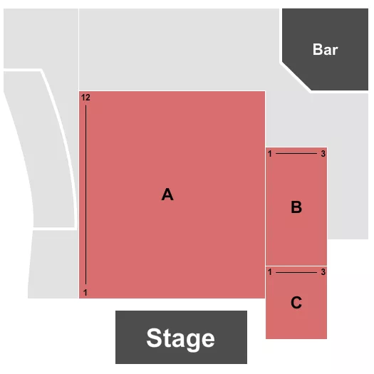 ENDSTAGE 3 Seating Map Seating Chart