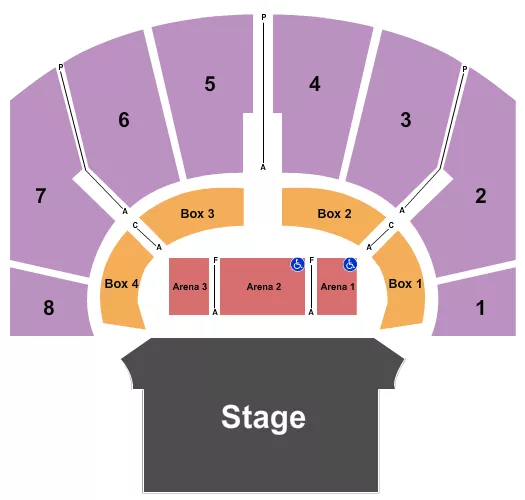 ENDSTAGE 3 Seating Map Seating Chart