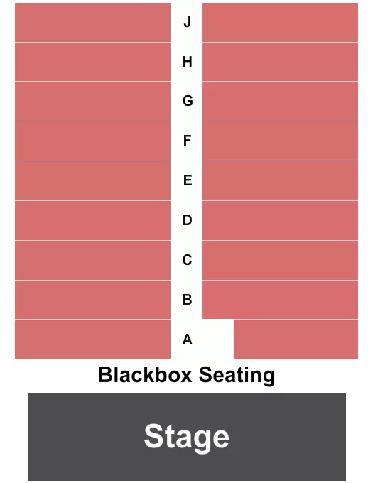 BLACKBOX Seating Map Seating Chart