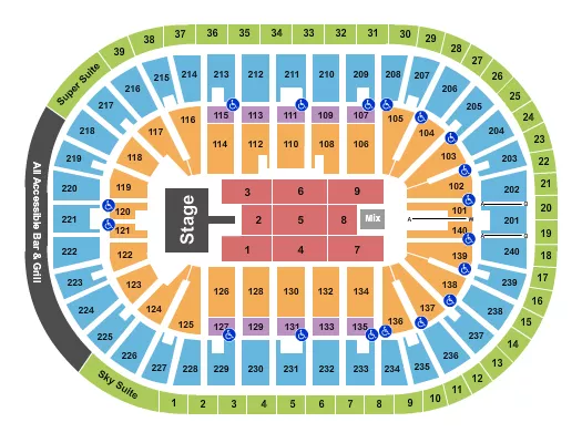 CECE WINANS Seating Map Seating Chart