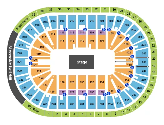 CIRCUS Seating Map Seating Chart