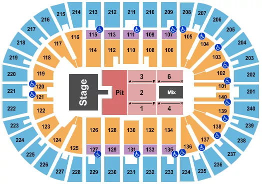 CREED Seating Map Seating Chart