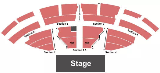 ENDSTAGE 2 Seating Map Seating Chart