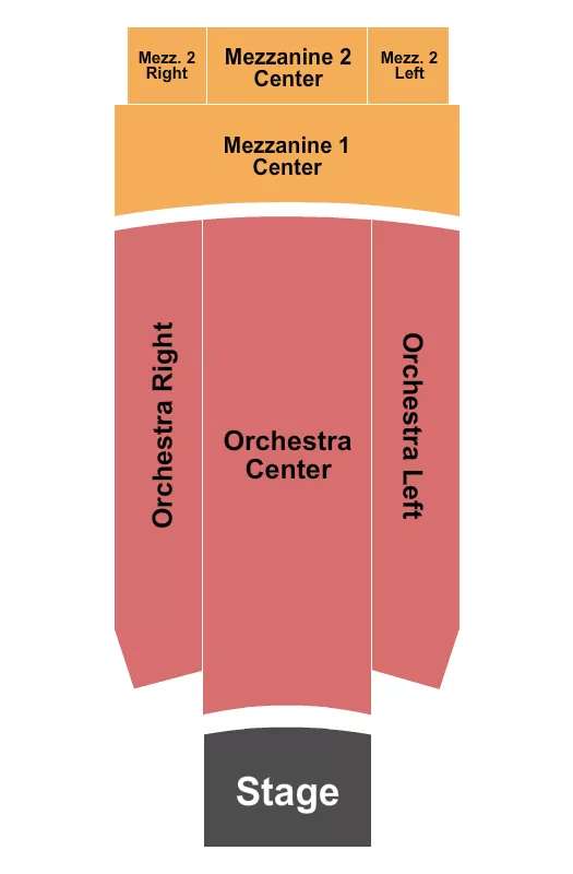 ENDSTAGE Seating Map Seating Chart