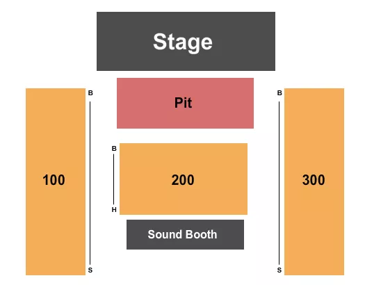 RESERVED W PIT Seating Map Seating Chart