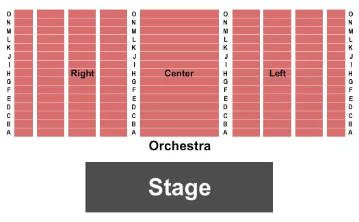 ENDSTAGE Seating Map Seating Chart