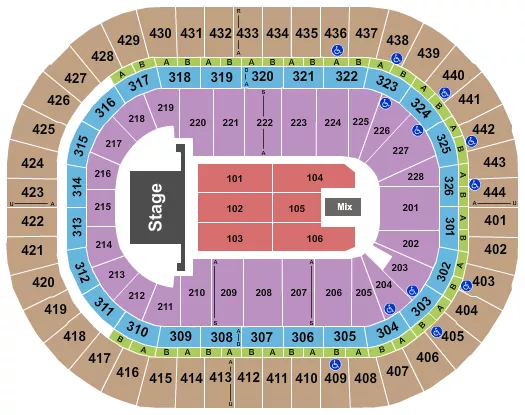 CHAYANNE Seating Map Seating Chart