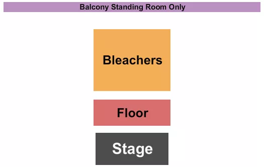 ENDSTAGE Seating Map Seating Chart