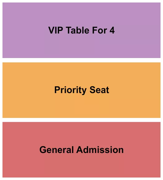 GA PRIORITY VIP Seating Map Seating Chart