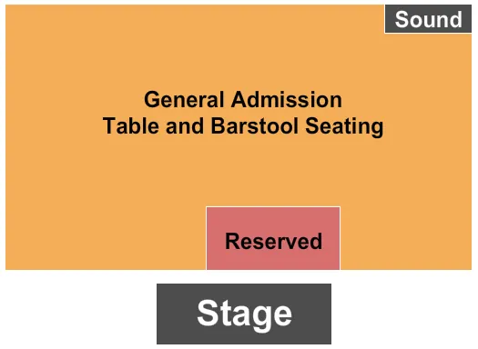 HUMPHREYS BACKSTAGE LIVE NIKKA COSTA Seating Map Seating Chart