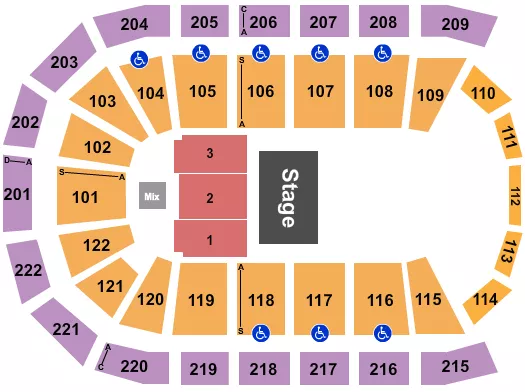 HALF HOUSE Seating Map Seating Chart