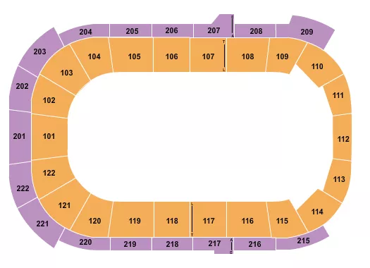 MONSTER JAM Seating Map Seating Chart