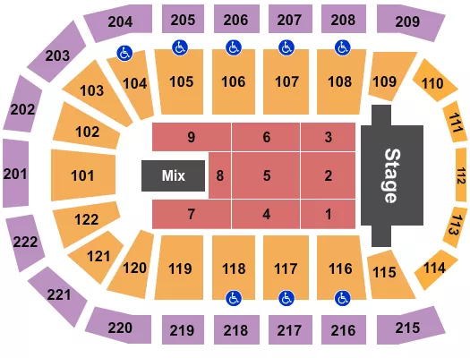 TSO Seating Map Seating Chart