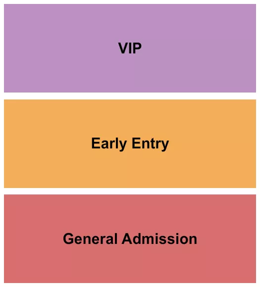 GA EARLY ENTRY VIP Seating Map Seating Chart