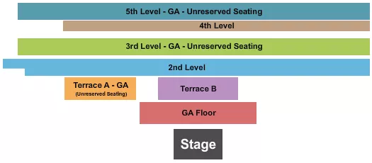 ENDSTAGE 3 Seating Map Seating Chart