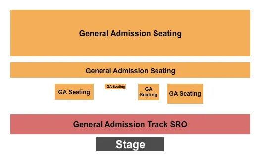 ILLINOIS STATE FAIRGROUNDS GRANDSTAND GA SEATING GA TRACK Seating Map Seating Chart
