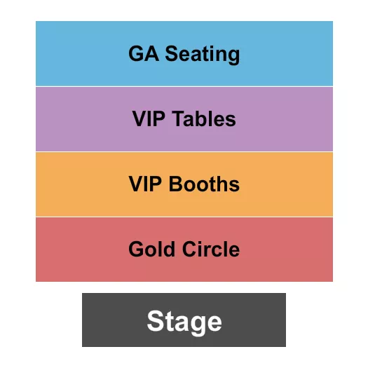 LAUGH FACTORY Seating Map Seating Chart