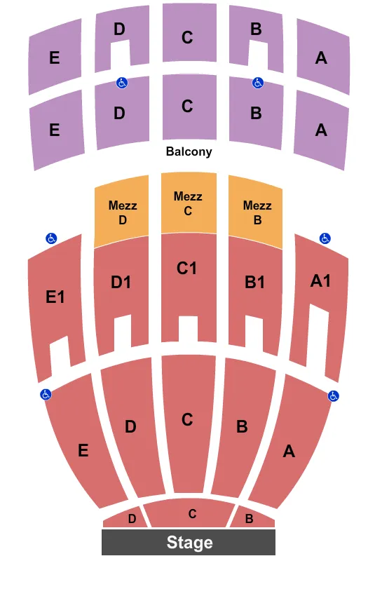ENDSTAGE 2 Seating Map Seating Chart