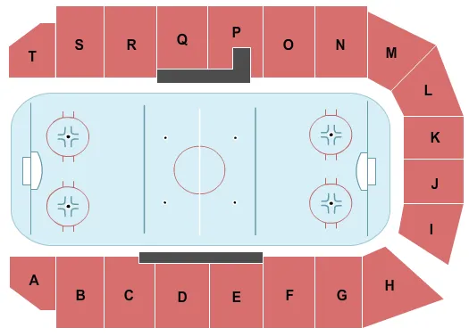 HOCKEY Seating Map Seating Chart