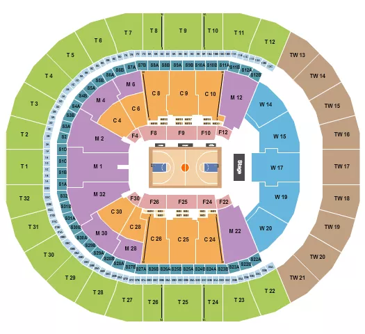 RISING STARS Seating Map Seating Chart