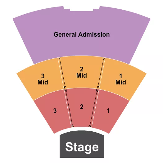 ENDSTAGE GA Seating Map Seating Chart