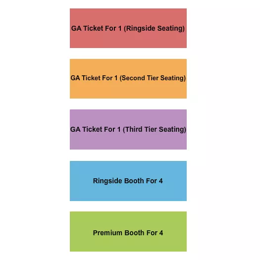 WRESTLING Seating Map Seating Chart