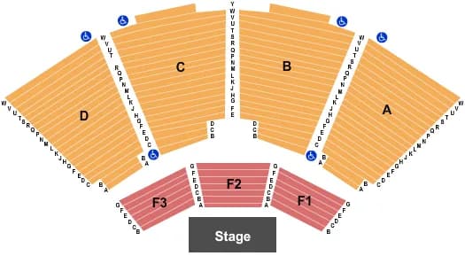 ISLETA RESORT CASINO SHOWROOM MAVIS STAPLES Seating Map Seating Chart