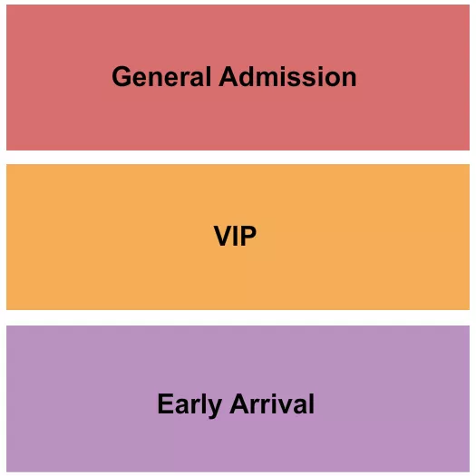 GA VIP EARLY ARRIVAL Seating Map Seating Chart
