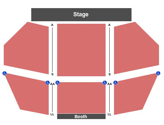 ENDSTAGE GA Seating Map Seating Chart