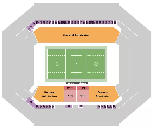 LACROSSE Seating Map Seating Chart