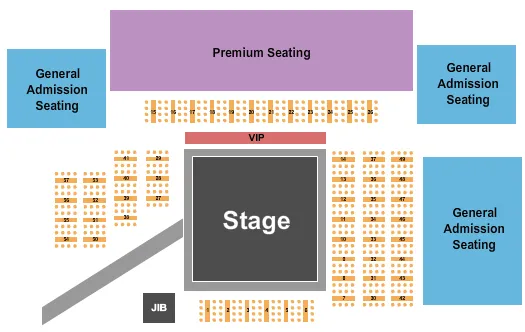BOXING Seating Map Seating Chart