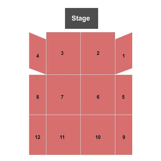 ENDSTAGE 2 Seating Map Seating Chart