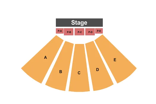 JACKSON COUNTY FAIRGROUND OR ENDSTAGE 2 Seating Map Seating Chart