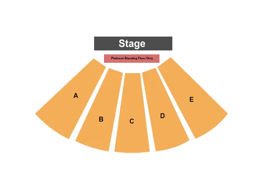 JACKSON COUNTY FAIRGROUND OR PLATINUM SRO RESERVED Seating Map Seating Chart